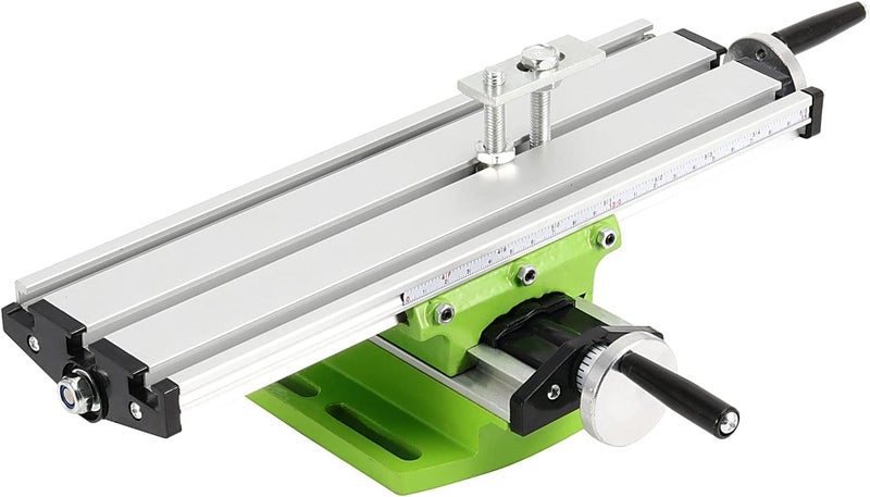 JOIKIT 12.2 Inch Mini Milling Machine Worktable, Compound Drilling Slide Table, Multifunction Worktable, Drill Vise Fixture Adjustment Worktable for Bench Drill - Image 4